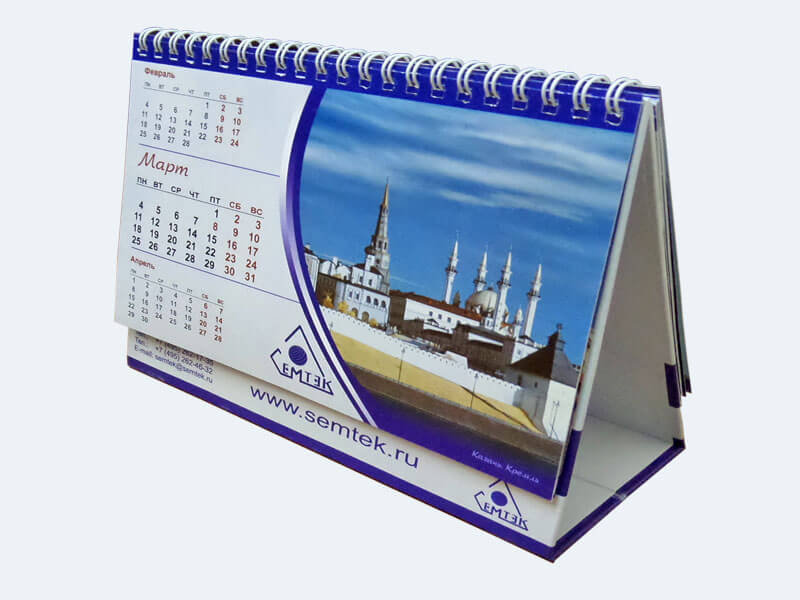 Настольный календарь домик